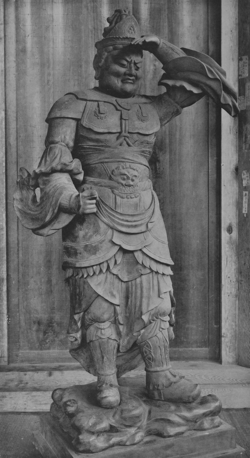 Standing Bishamonten (Vaiśravaṇa), Reihōden