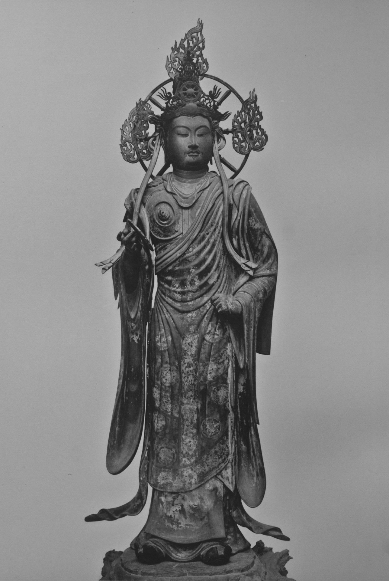 帝釈天。奈良帝室博物館の写真
