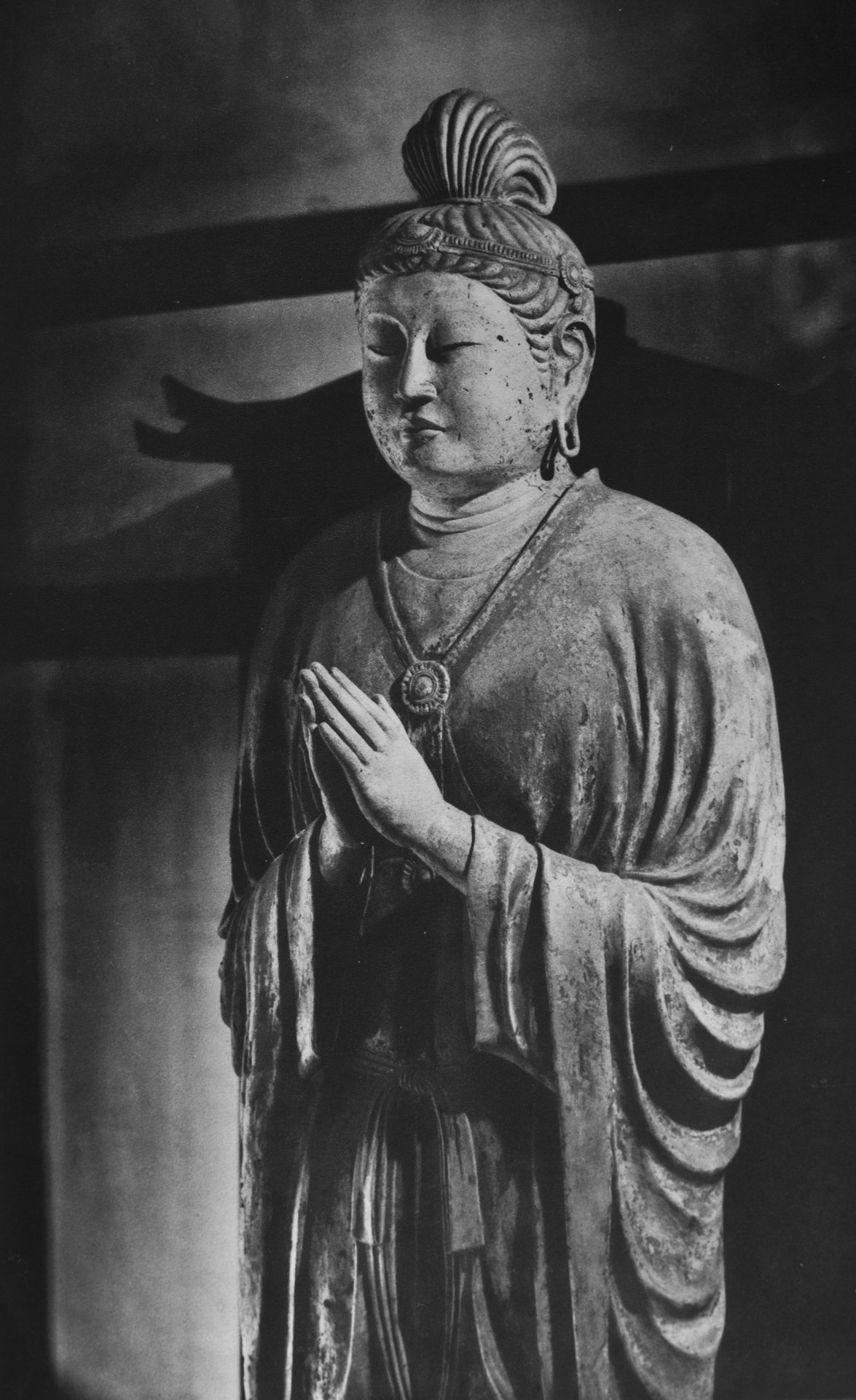 Standing Bodhisattvas, traditionally Nikko and Gakko