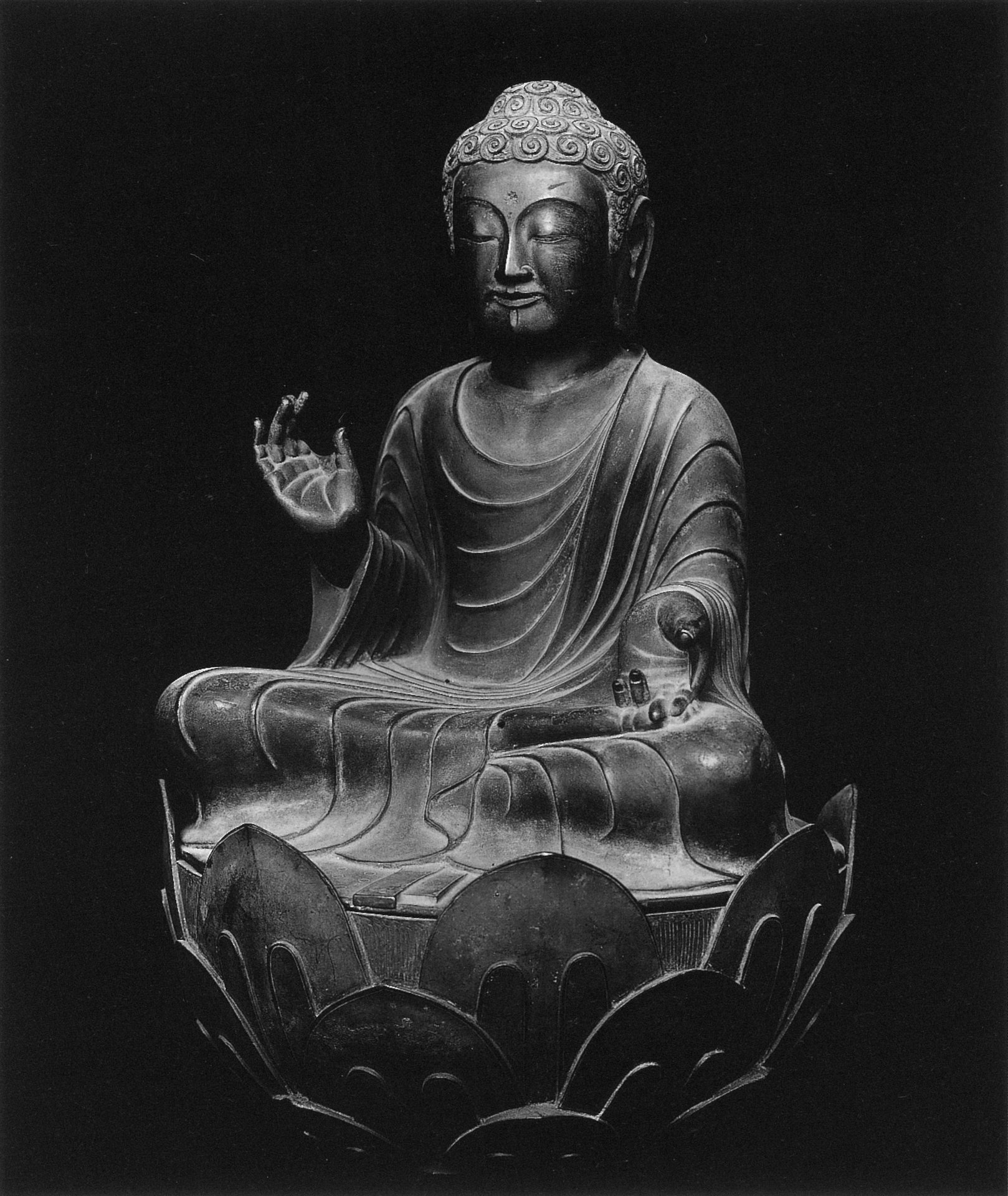 阿弥陀如来坐像・両脇侍立像（伝橘夫人念持仏）