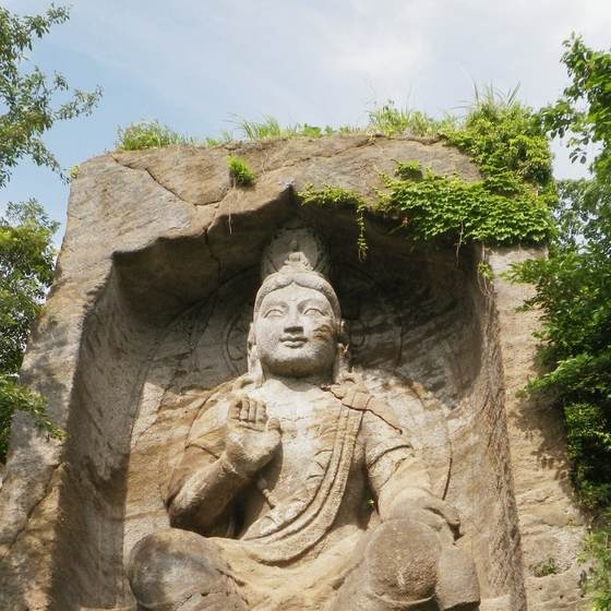 Mt. Takatori cliff carving