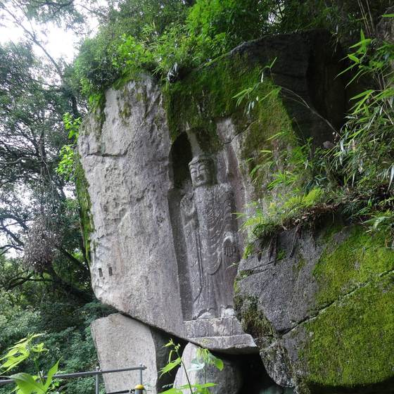 Miroku (Maitreya) cliff carving, Wazuka