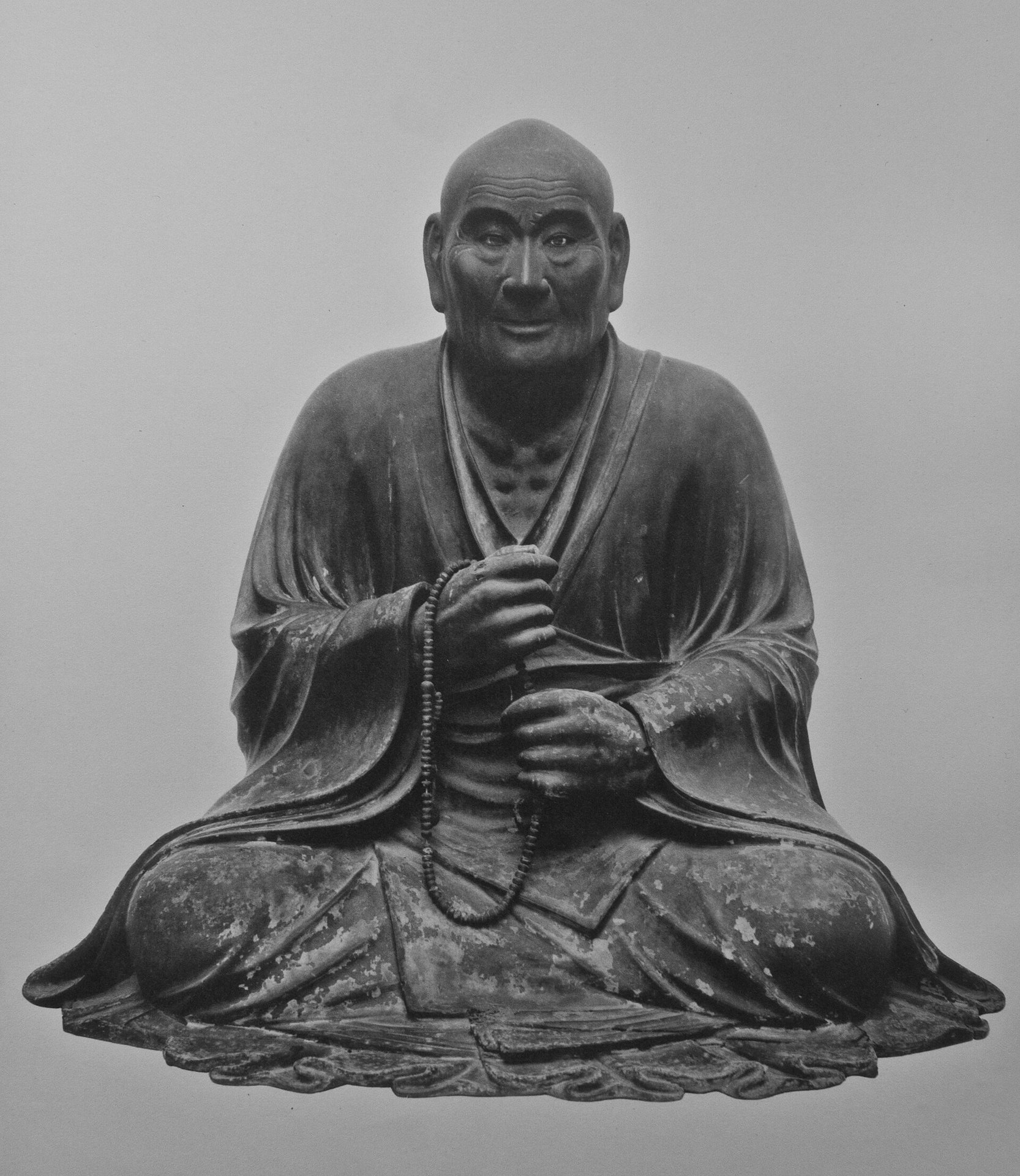 六波羅蜜寺の伝・運慶坐像。運慶を表したものとされるが「伝」が付く